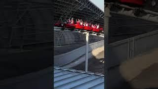 Ferrari World Roller Coaster Abu Dhabi #shorts #youtubeshorts #ferrariworld #abudhabi #uae #ferrari