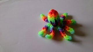 Объемный осьминог, Радужки Rainbow Loom