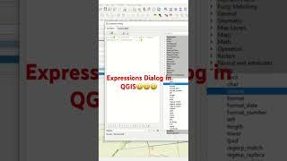 What is the Programming language in Expression Dialog in QGIS?? #qgis #opensource #python