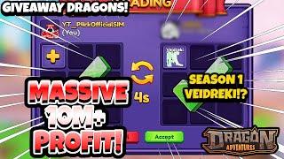 Trading Montage #20 | * How To Get Rich * SEASON 1 VEIDREKI!? | Dragon Adventures Fantasy | Roblox