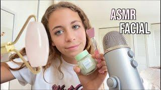 ASMR giving you a Facial r e l a x i n g