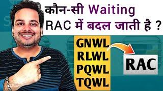 Waiting to RAC Rules In Railway | Waiting Ticket RAC kab Hota Hai ?| Kaun Si Waiting RAC Hoti Hai ?