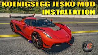 HOW TO INSTALL KOENIGSEGG JESKO IN GTA 5 ||RockinGame