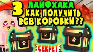 3 ЛАЙФХАКА КАК ПОЛУЧИТЬ RGB КОРОБКУ в Адопт ми? 3 LIFEHACKS HOW TO GET AN RGB BOX in Adopt me?