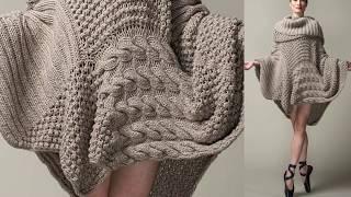 Knitting Patterns * Creative Poncho Sweaters * Toma Prus