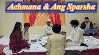 Achamana and Ang sparsh Mantras/sipping water/arya samaj/hinduism/