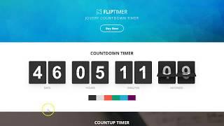 FlipTimer - jQuery Countdown Timer