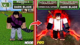 Beating Blox Fruits as Fushiguro Toji! Lvl 0 to Max Lvl Full Human v4 Noob to Pro in Blox Fruits!