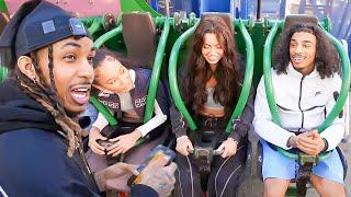 Jay Cinco & DDG Go To Six Flags With 6 IG BADDIES 