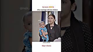 my bestie after marriage with her children wait for end#mayiri #explore #trending