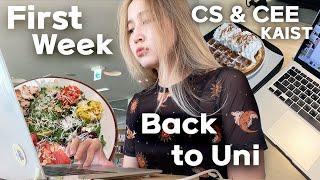 First Week of Uni VLOG | Realistic Uni Life in Korea | KAIST Computer Science & Engineering major