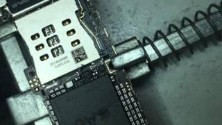 Быстро садиться батарея на iPhone 5.Замена микросхемы U2.iPhone 5 u2 ic changing tutorial