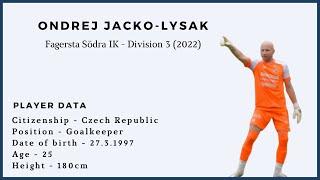 Ondrej Jacko-Lysak - Goalkeeper Highlights 2022