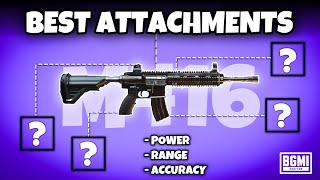 BEST ATTACHMENTS GUIDE FOR M416 IN BGMI FOR ZERO RECOILBEST TIPS AND TRICKS FOR PUBG MOBILE MEW2