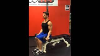 Seated DB Zotman Curls