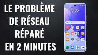 Réparer le problème du réseau mobile sur un téléphone Android