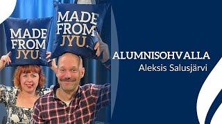 Alumnisohvalla Aleksis Salusjärvi