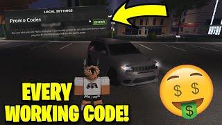 Every *WORKING CODES* (+$100K!) In Emergency Response Liberty County! (ROBLOX)