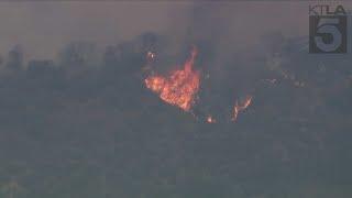 Felicia Fire rages near Lake Piru