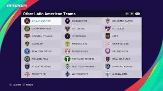 PES 2021 Major League Soccer Other Latin America Option File  MLS