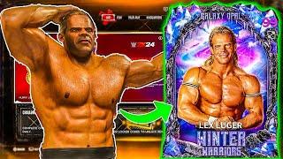 NEW Winter Warriors Lex Luger Galaxy Opal Card In WWE2K24 My Faction