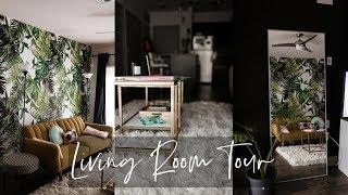 Living Room Tour in Downtown Dallas Apartment | Marrica Evans