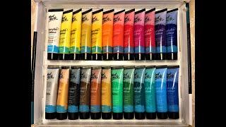 Mont Marte Acrylic Paint Set Review