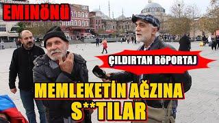 SOLUKSUZ İZLEYECEĞİNİZ BİR EMİNÖNÜ RÖPORTAJI | #zdayı #sokakröportajları #gündem