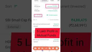 5 Lakh Profit in Mutual funds #bestmutualfunds