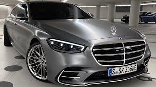 2022 NEW Mercedes S580 E Hybrid! +DRIVE! The Perfect S-Class! Walkaround Interior Autobahn