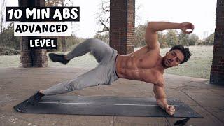 10 MIN INTENSE & ADVANCED ABS WORKOUT | Rowan Row