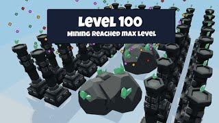 How To Get Level 100 In Mining XP AFK (Roblox Islands)