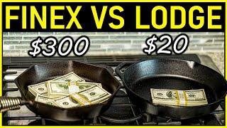 $300 Cast Iron Skillet vs $20 (Finex vs Lodge)