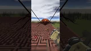 Giant Cockroach in Maze #shorts #gmod #garrysmod #shortvideo #shortsfeed