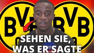 Bomba Hat alle überrascht! Schau, was Moukoko gesagt hat! Nachrichten von Borussia Dortmund