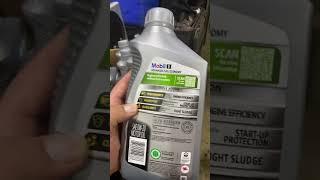 2023 Toyota Corolla GR oil change Mobil 1 0w-20 make sure you get the right oil