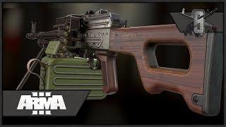 RPK/PKM Carnage  - ARMA 3 Frontline RHS PvP - Insurgent Machinegunner Gameplay