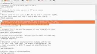 Configuring FTP in Ubuntu - Part 1