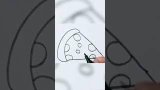 Pizza drawing #shorts #ytshorts #renuarts #views #subscribers #viral