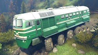 SpinTires 25.12.15 | Diesel-M62 Locomotive