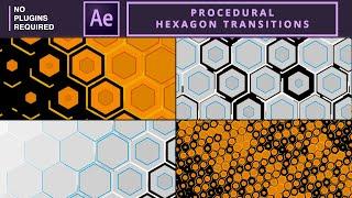 Procedural Hexagon Transitions in After Effects | NoPlugins