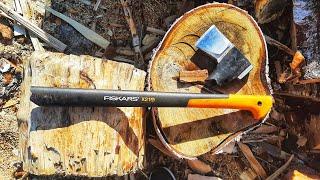 Fiskars имеет свойство ломаться. Не прошёл испытания колдырей. Сломали Fiskars x21