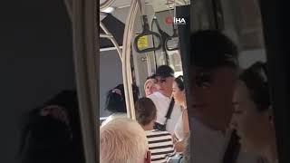 Otobüste tesettürlü kadına hakaret: Arbede yaşandı