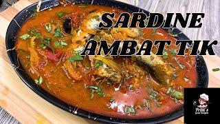 How To Make Sardine Hot And Sour Curry Recipe | Tarllyanche Ambat Tik | Goan Ambot Tik | Fish Curry.