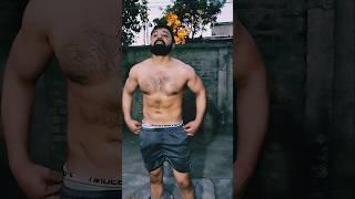 fitness craze #punjabisong #fitt #desihomegym #abs #bear