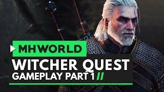 Monster Hunter World | Witcher Quest Gameplay Part 1