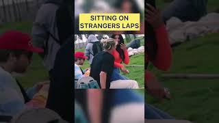 sitting strangers lap