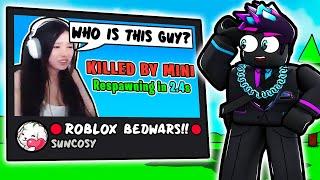 I Secretly STREAMSNIPED Roblox BedWars STREAMERS!