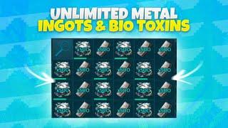 How To Farm Unlimited Metal Ingots & Bio Toxins in just 2 Minutes! - Mass Farming