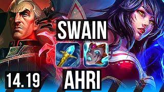 SWAIN vs AHRI (MID) | 8/2/7, 1000+ games, Dominating | EUW Master | 14.19